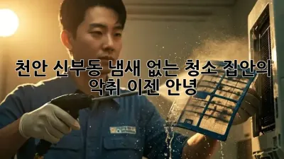천안 신부동 냄새 없는 청소: 집안의 악취, 이젠 안녕!
